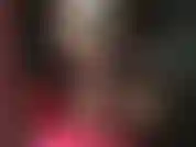 A rare clip of red painted toenails in black sheer pantyhose.