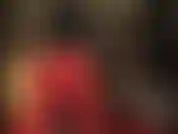 Pegging with massive black strapon, ass worship in red leggings.