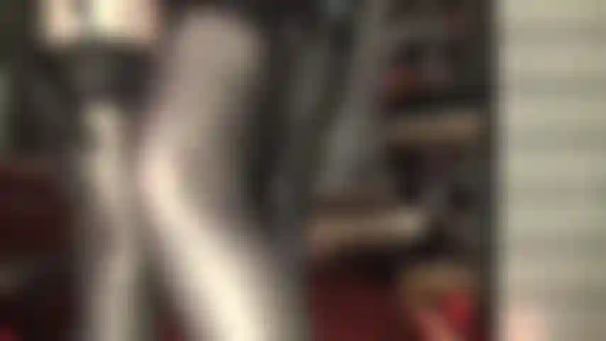 Garter stockings fetish seduction - mistress created a sensational outfit of black stockings, floral garter girdle on white leohex lycra tights paired with a shiny pvc thong bodysuit, and leather gloves.