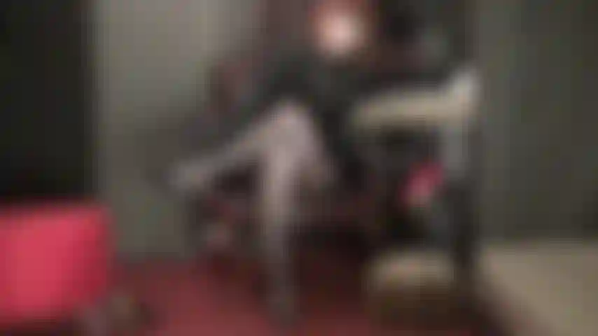 Mistress has you right on the edge with her sensual pantyhose foot tease and leather gloves on your most sensitive spot...