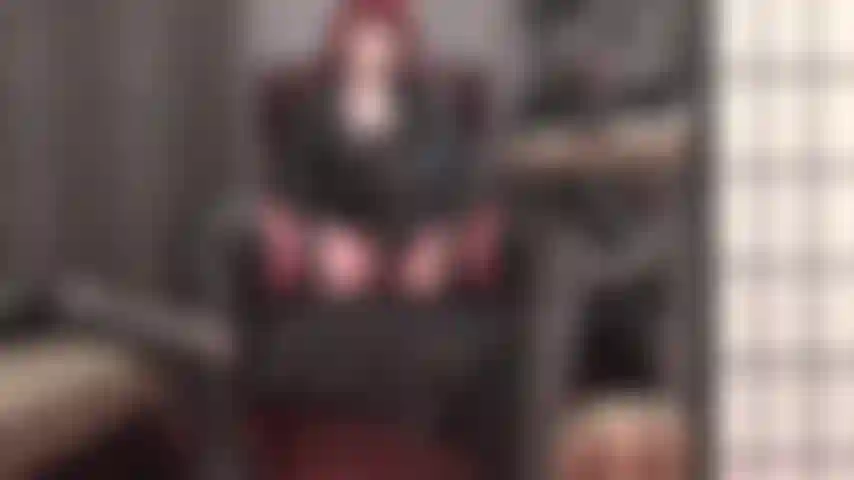 Leather mistress with 8 inches of bbc, tall boots and stockings on 12-strap garter belt.