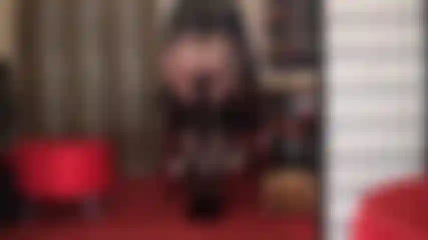 Mistress wraps her gloved hands around bbc to drain its balls while she teases with her incredible legs and ass in super glossy black oil sheen pantyhose.