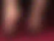 Foot fetish - mistress teases with her wonderful high bare arches in black leather mules.