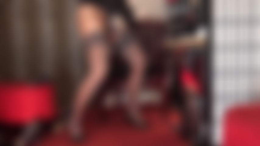 A meaty stocking covered strapon is exactly what your ass cunt needs right now, shoved in until you can feel my nylon thighs pressed up on your cheeks.