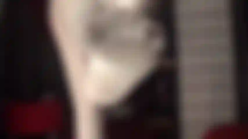 Nylon covered bbc strapon domination in shiny white pantyhose - mistress wears her glossy white tights, straps on a long black cock and covers it in a white stocking to take on your whore ass.