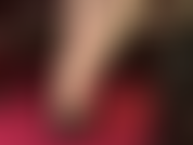 Bare feet in shiny black pumps - sexy toes, high arches, red painted toenails (a rare sight) and soft moist soles.