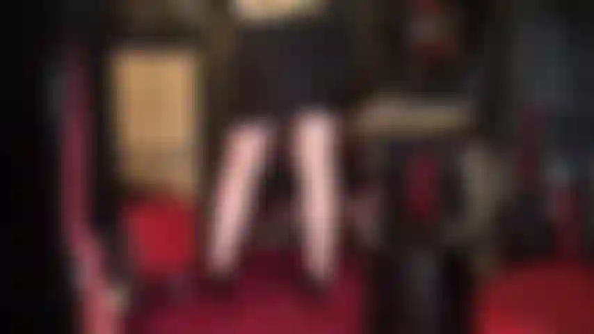 Showing off my milky white bare legs with short shirt and red sole patent pumps.