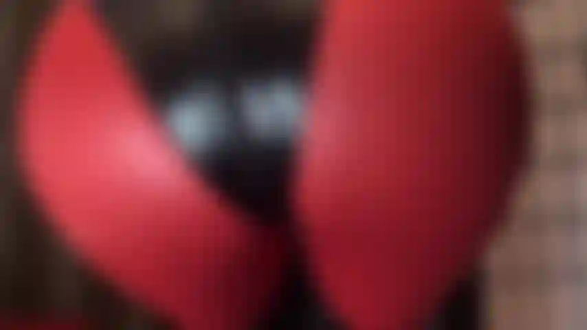 Worship my ass in this incredible fetish outfit of red spandex leggings and pvc bodysuit.