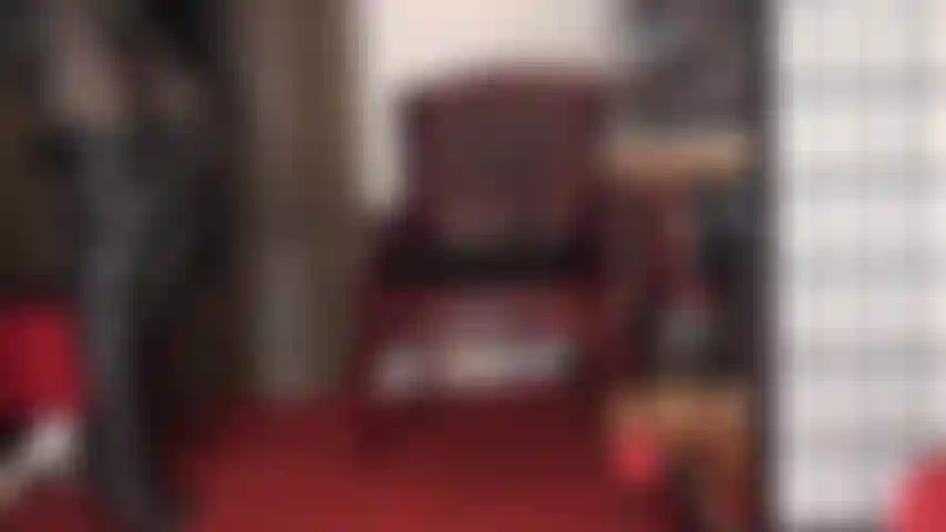 Leather femdom goddess with massive black strapon - tall boots, tiny leather skirt, hot pantyhose and a giant bbc are yours to adore.