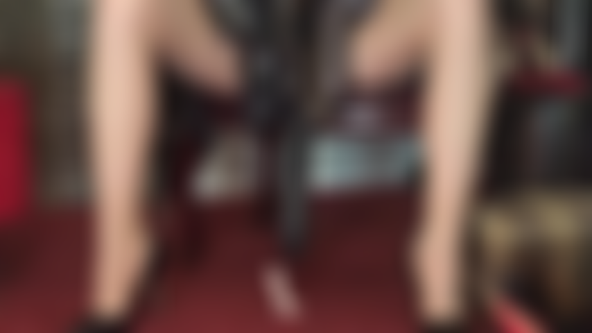 A little itty bitty clitty serving the many bbc - sissy clitty is fully erect while kneeling in front of so many beautiful black cocks to suck.