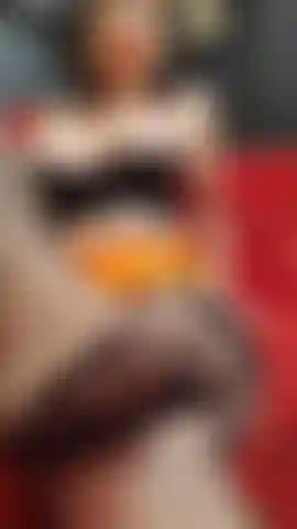 Feet, nylons, boobs & spit tease