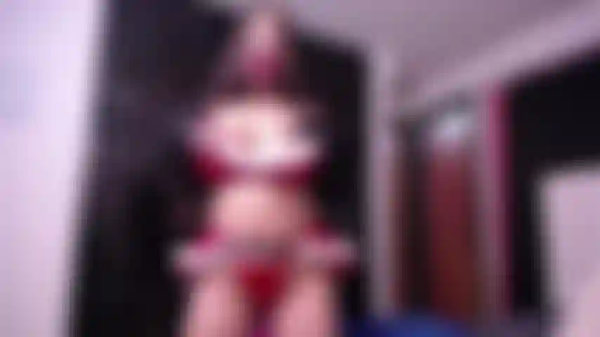 mama claus cosplay playing with her juicy pussy and tits