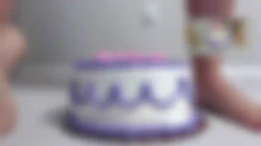 Smashing my cammiversary cake with my barefeet! I make a HUGE mess and get naughty along the way.. **AMAZING foot fetish and cake smashing video**