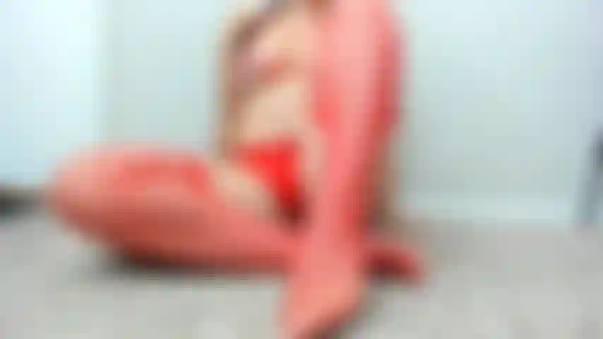 Tease and Denial in my red fishnets..Stroke your cock to my fishnet feet slave because this is the only jerkoff material you get today
