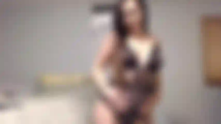 All dressed up in black lingerie and eager to fool around with my wand vibrator