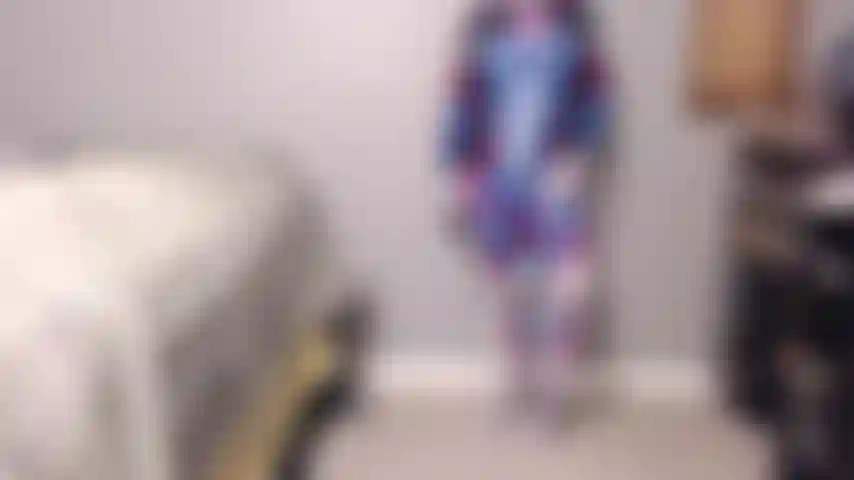 Diva from Overwatch rubs her perky tits and wet pussy through her skin suit! Diva Cosplay!