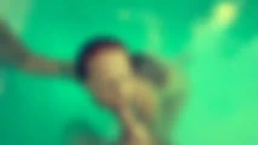 SEX in the POOL! Ass shaking, Dick riding, Blowjob, Spit, tons of WAVES!