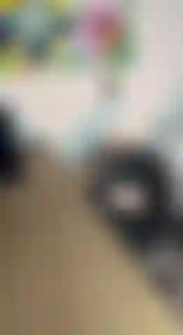 What a boring class... I'll put my fav toy between my legs.