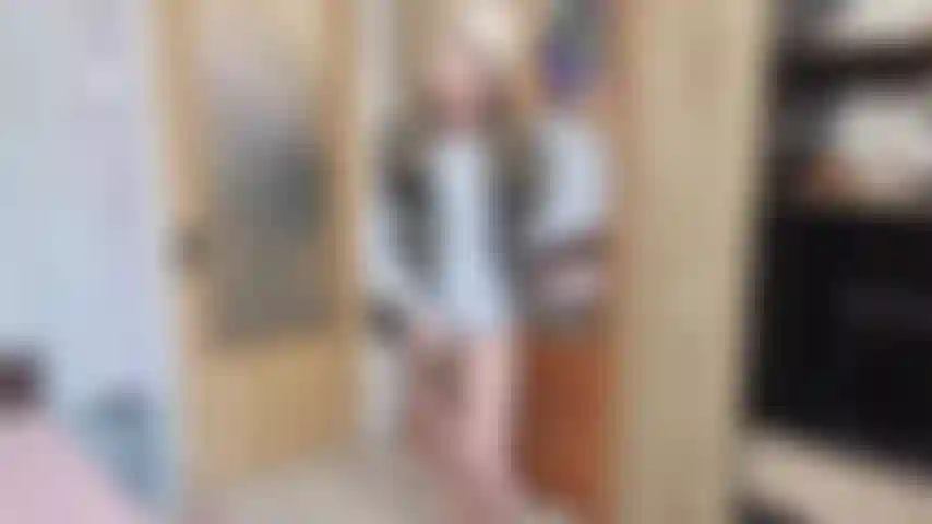 sweater fetish, pussy rub, humping on fur coat