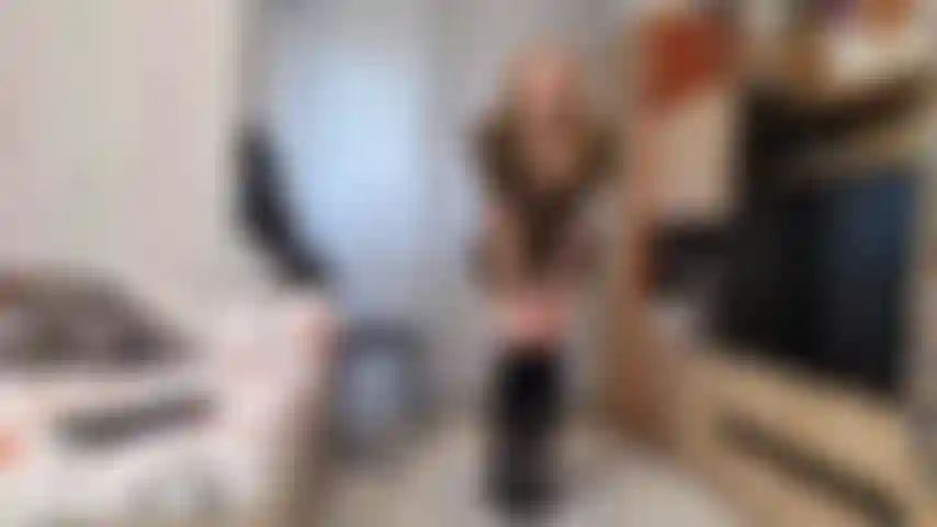 FUR VEST, HIGH HEELS ,STRIPTEASE