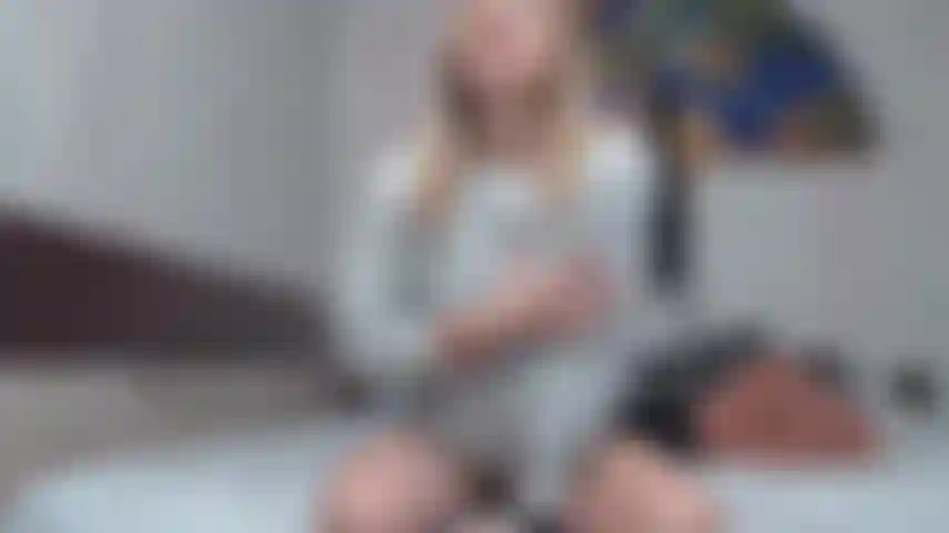 pussy play with my different angora sweaters sleeves , fur coat