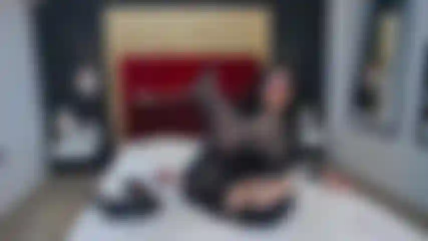 Foot tease with stockings on