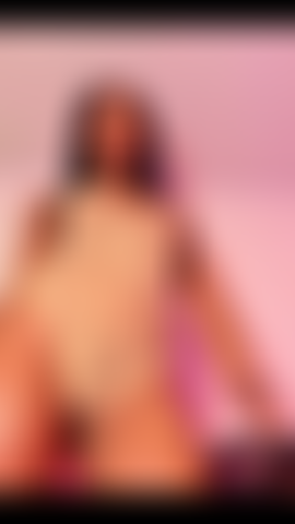A petite ebony woman.