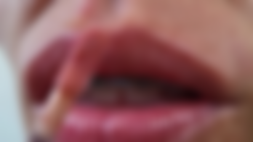 Putting lipstick on my beautiful lips ASMR