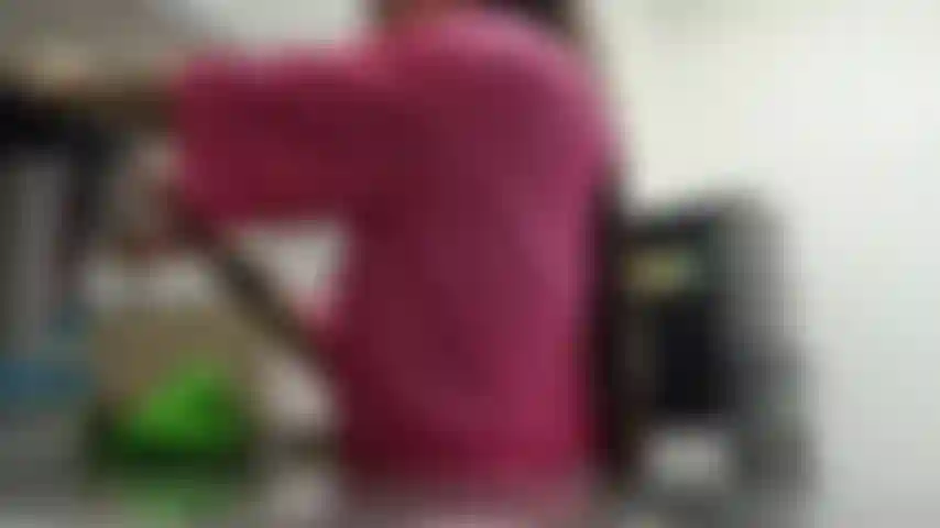 Coffee wasn't the only hot thing this morning... I ended up completely naked and wet.