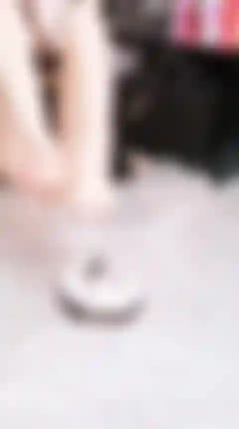 Bare foot crushing cake