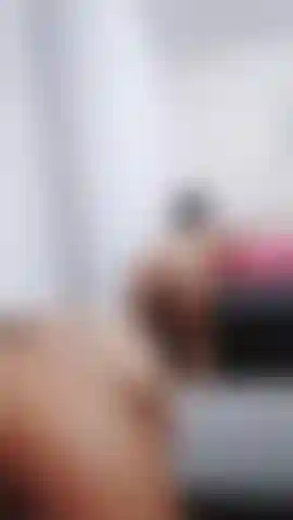 Striptease in the mirror.