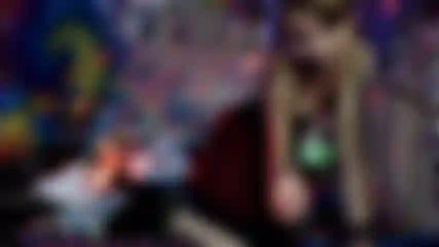 Femdom Halloween: Caged Footslave Cum Cleaning Fantasy