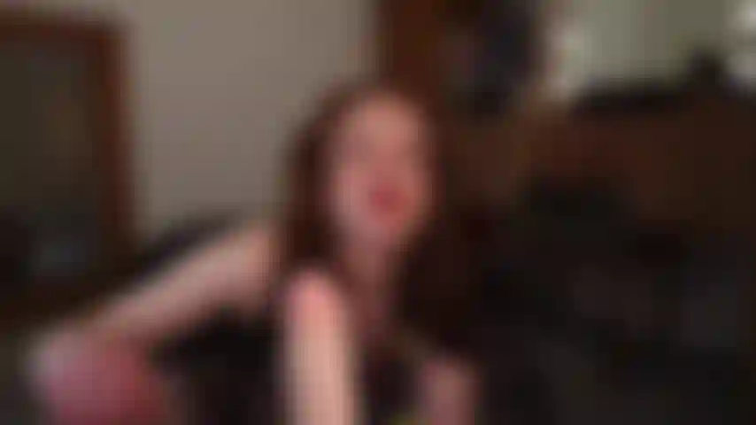 Messy Spitplay Dildo Blowjob in Latex Dress