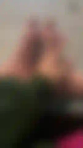 Rubbing lotion on my cute little feets