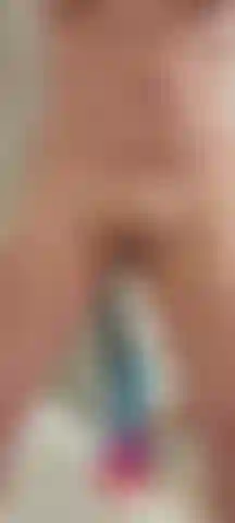 Seeing how deep i can go on monster dildo