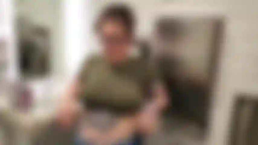 I got so horny while at the store, I stopped in the restroom and whipped out my trusty vibe. Right there on the filthy floor I fingered and fucked my fat, hairy pussy until I blasted several squirts of girl juice across the room. Clean up on aisle 69!