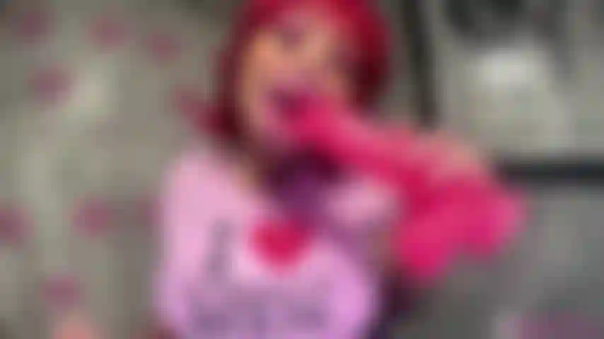 Final XXXL Lips+Dark Pink Jelly Dildo