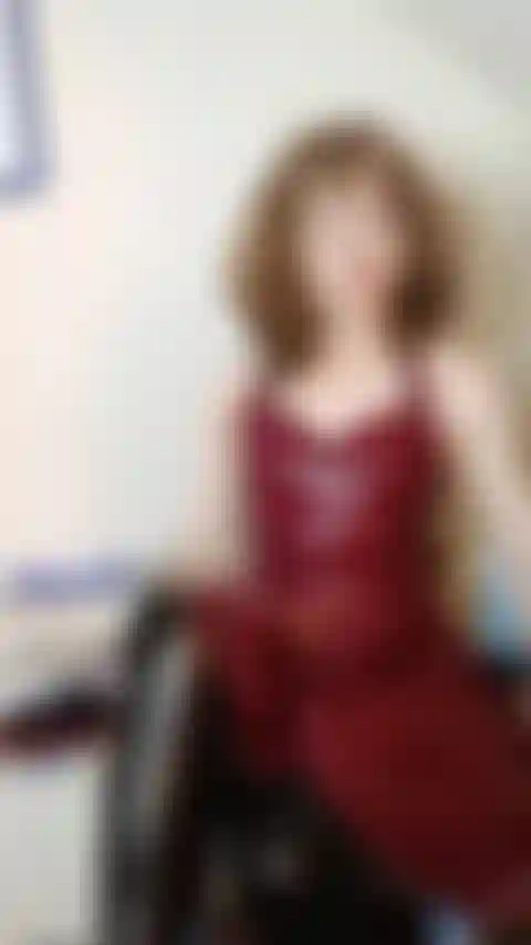 Latex dress flip around, pulling up latex stockings