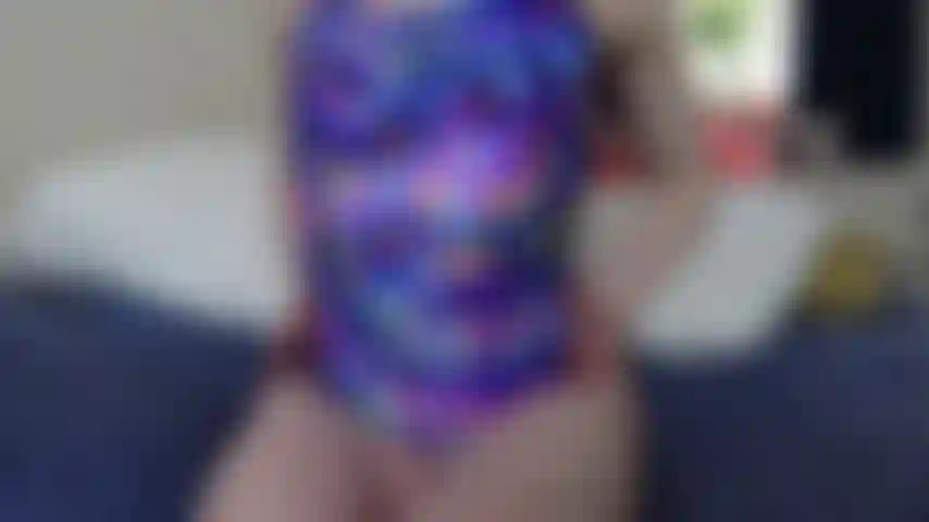 Swimsuit show off, push to one side to play pussy fingering, clit, realistic dildo penetration