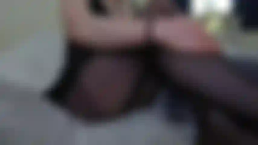 Tearing tights orgasm, feeling horny in black sheer tights, black babydoll top i start rubbing, watch me tear tights open at the crotch then moving sheer black knickers to the side i finger myself to orgasm.