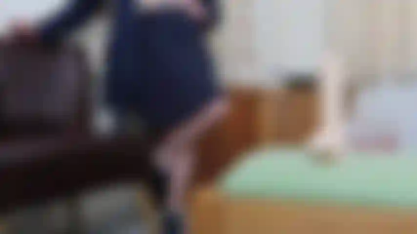 Blue brogue flat shoe nylon footjob, Here I am to give you your foot job, unlace my blue flat shoes, remove white socks to stroke your (dildo) cock with my nude stockinged feet - I love playing with your cock with my feet joi with feet & voice to your cum