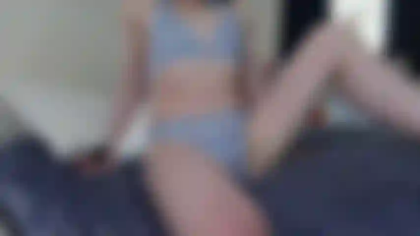 Christening my bikini, untie the top to reveal my small breasts, lean back move bottoms to side to finger myself to orgasm then showing camera my big clit & post orgasm wet pussy.