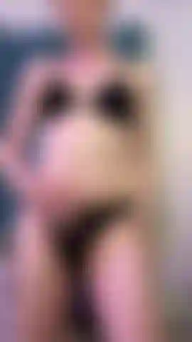 Slipping out my thong to cum while my tits jiggle - closeup.