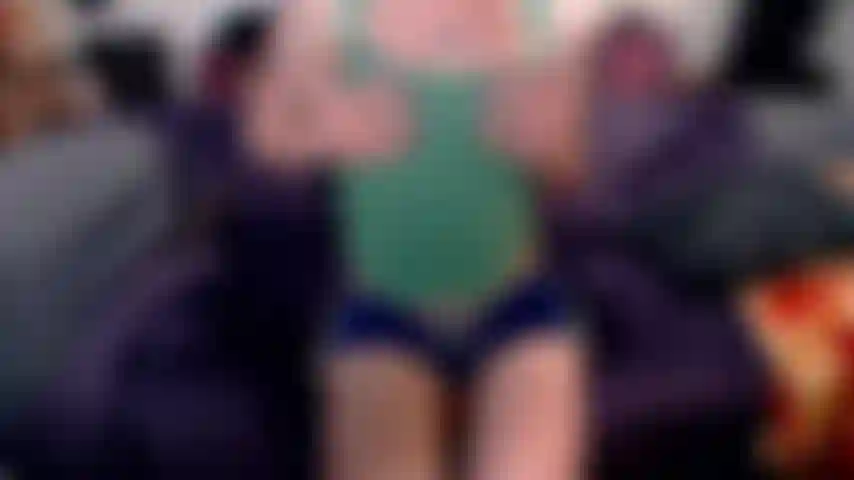 Stroking and Fingering After My Girlcock Falls Out of My Short Shorts