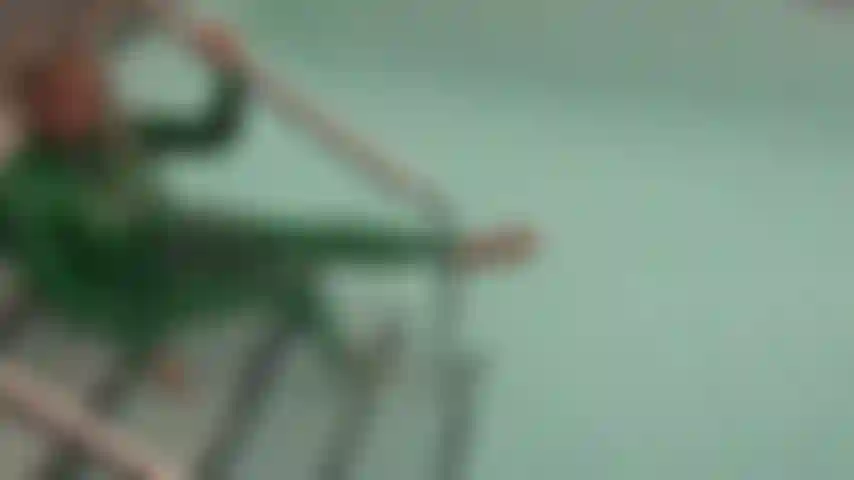 Underwater Latex Footjob
