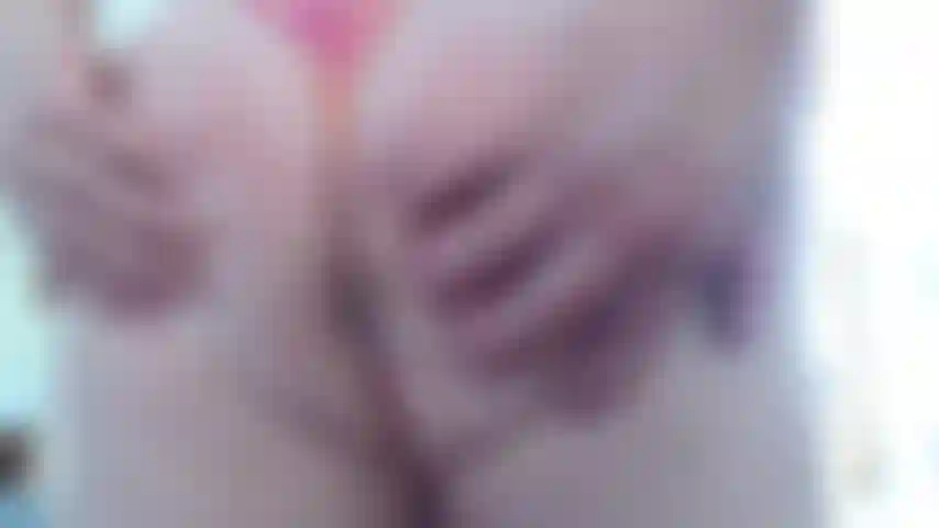 Cumming In Women Pink Thongs