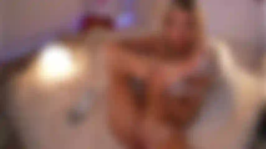 Fucking my pussy with a huge dildo