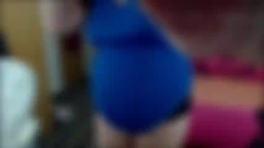 Heavily pregnant naked squats