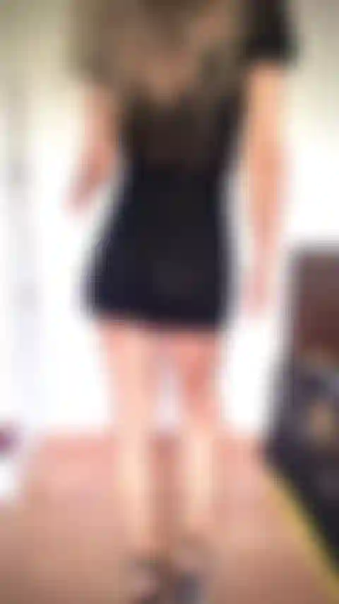 Bend over on the wall, walking in  my sexy black lingerie, no panties,  showing off my  muscular legs, fit ass and perfect pussy....