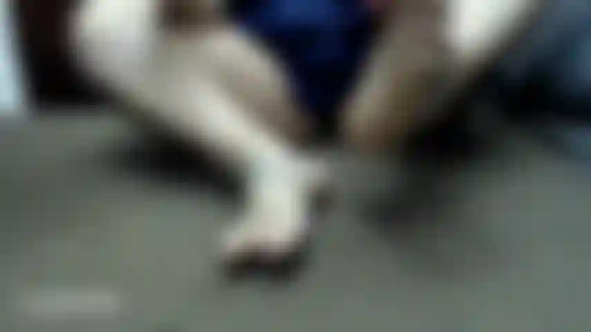 rubbing lotion on my feel